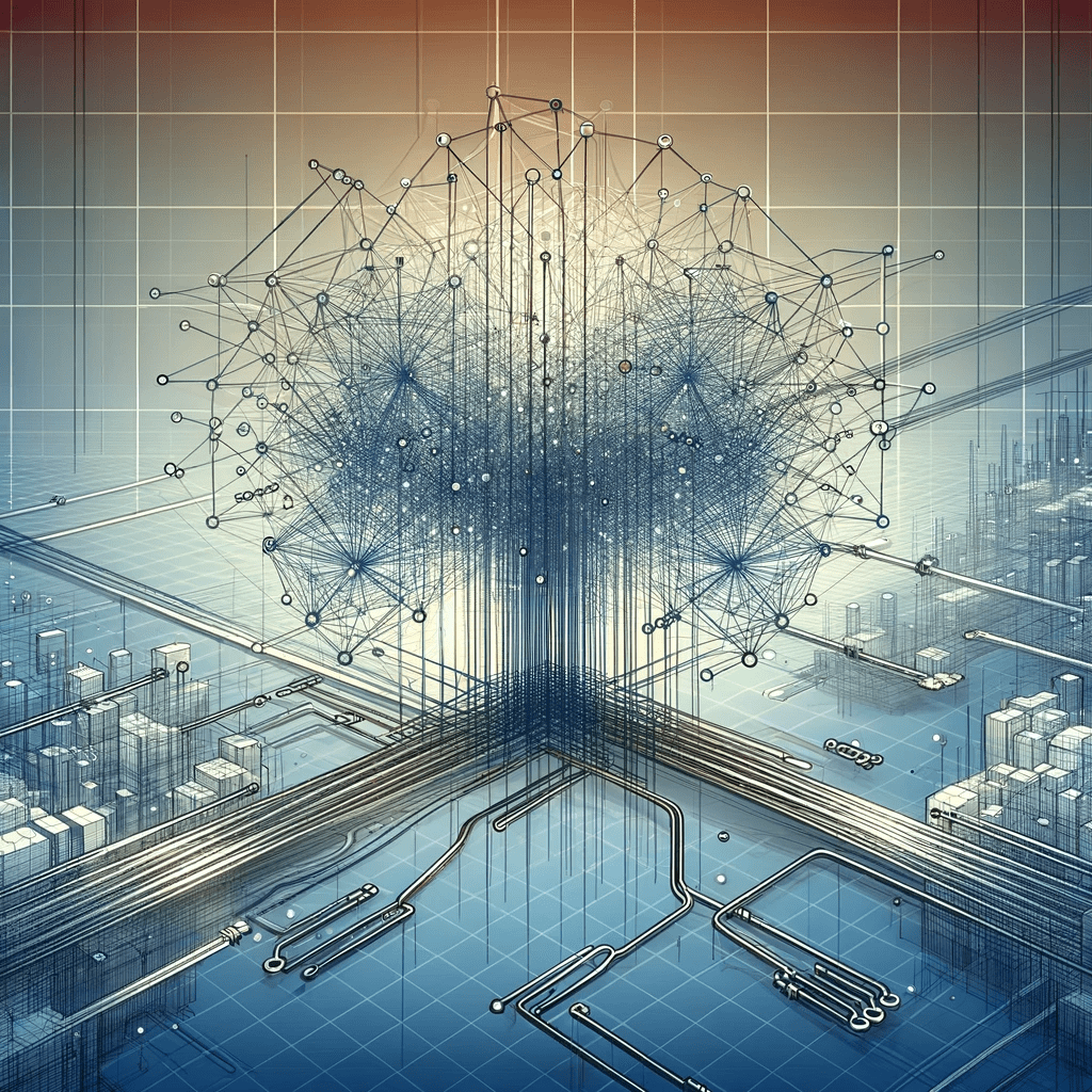 From conceptual frameworks to complex realities, this visualization captures the intricate journey of OT network configuration—where precise blueprints evolve into the lifelines of our digital infrastructure.