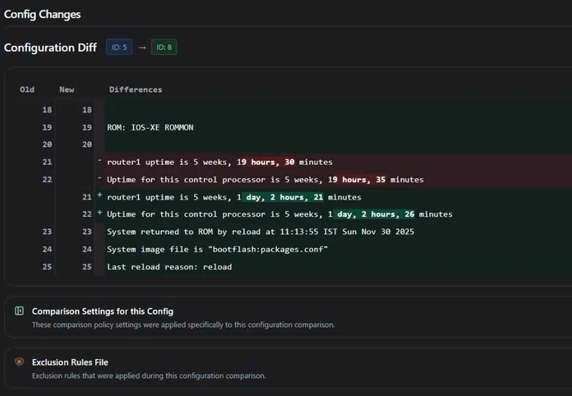 Config Diffs demo poster