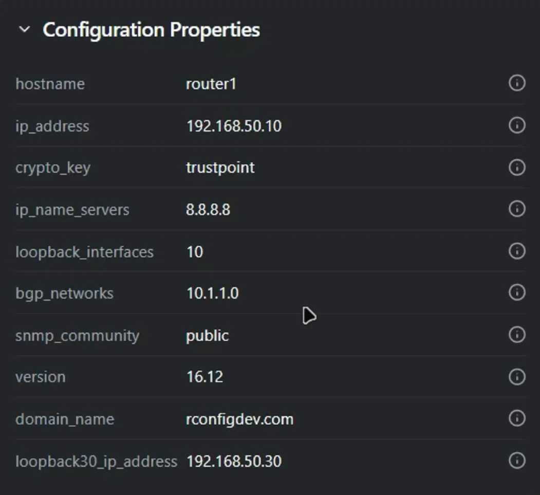 Configuration Properties demo poster